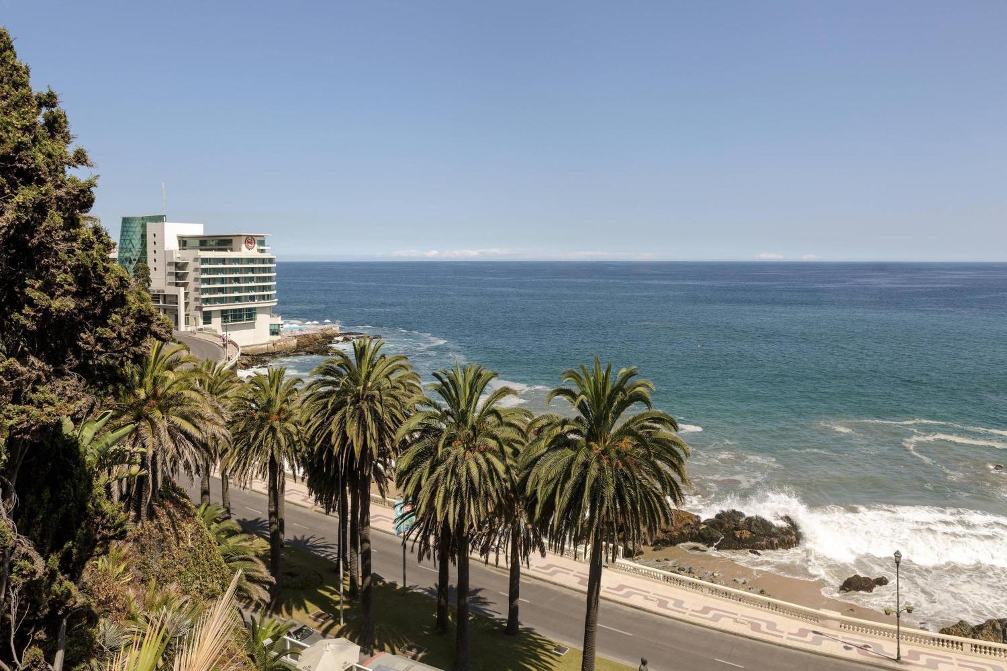 Sheraton Miramar Hotel & Convention Center Vina del Mar Exteriér fotografie View of the coast of Vina del Mar
